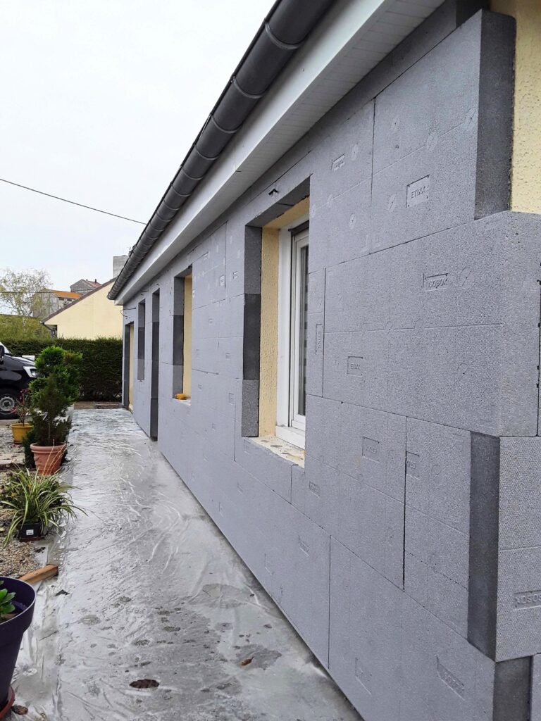 ITE d'une maison pour une rénovation énergétique